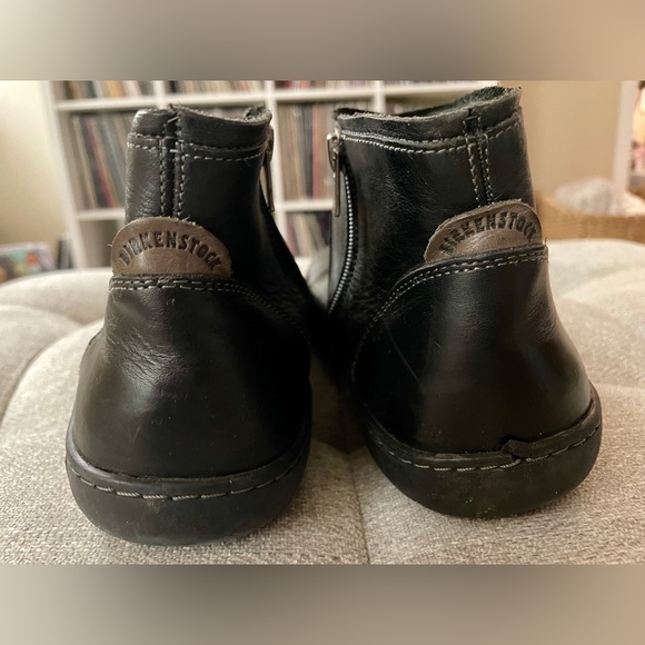 Birkenstock Bennington Black Size 37 Made in Portugal Leather Booties - Picture 3 of 9
